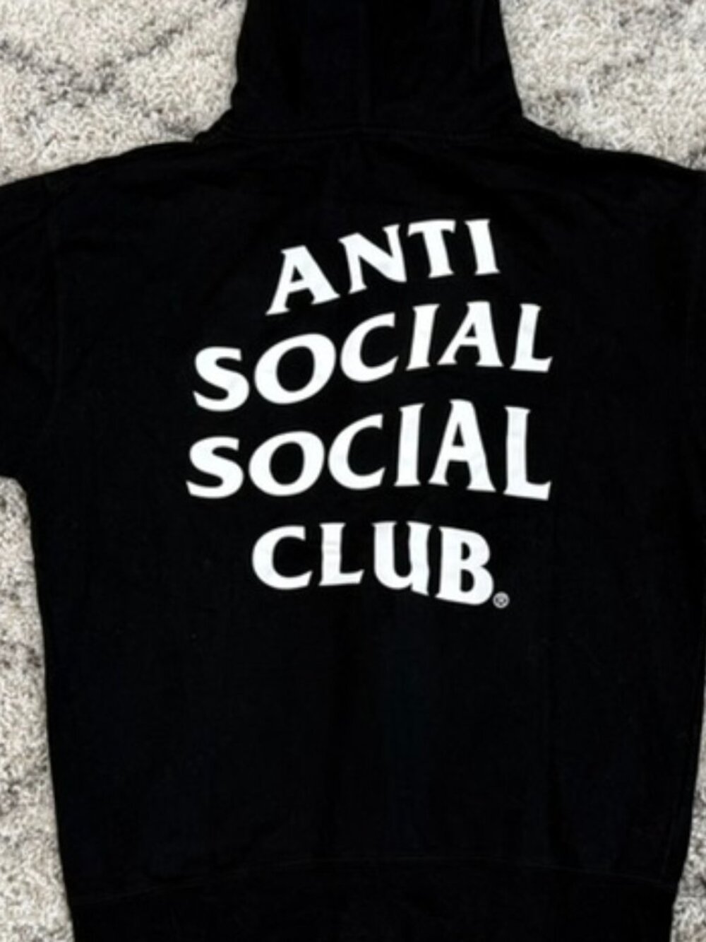 Anti Social Social Club Mind Games Mens Black Hoodie - Medium